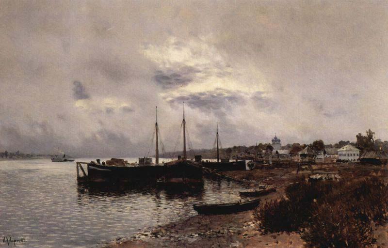 Isaac Levitan Shore Germany oil painting art